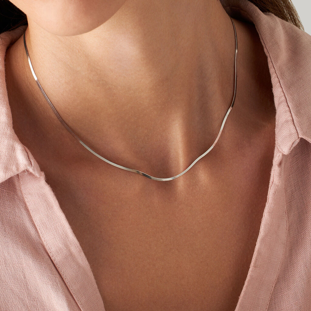 Catena Silver Collection Argento Rodiato - Collane Catena Donna | Stroili