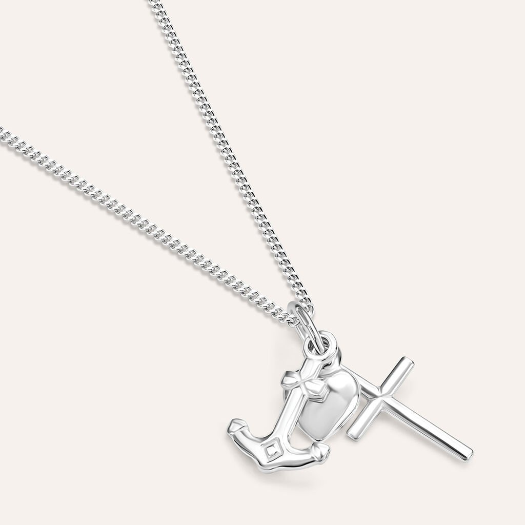 Pendente Love Beats Argento Rodiato