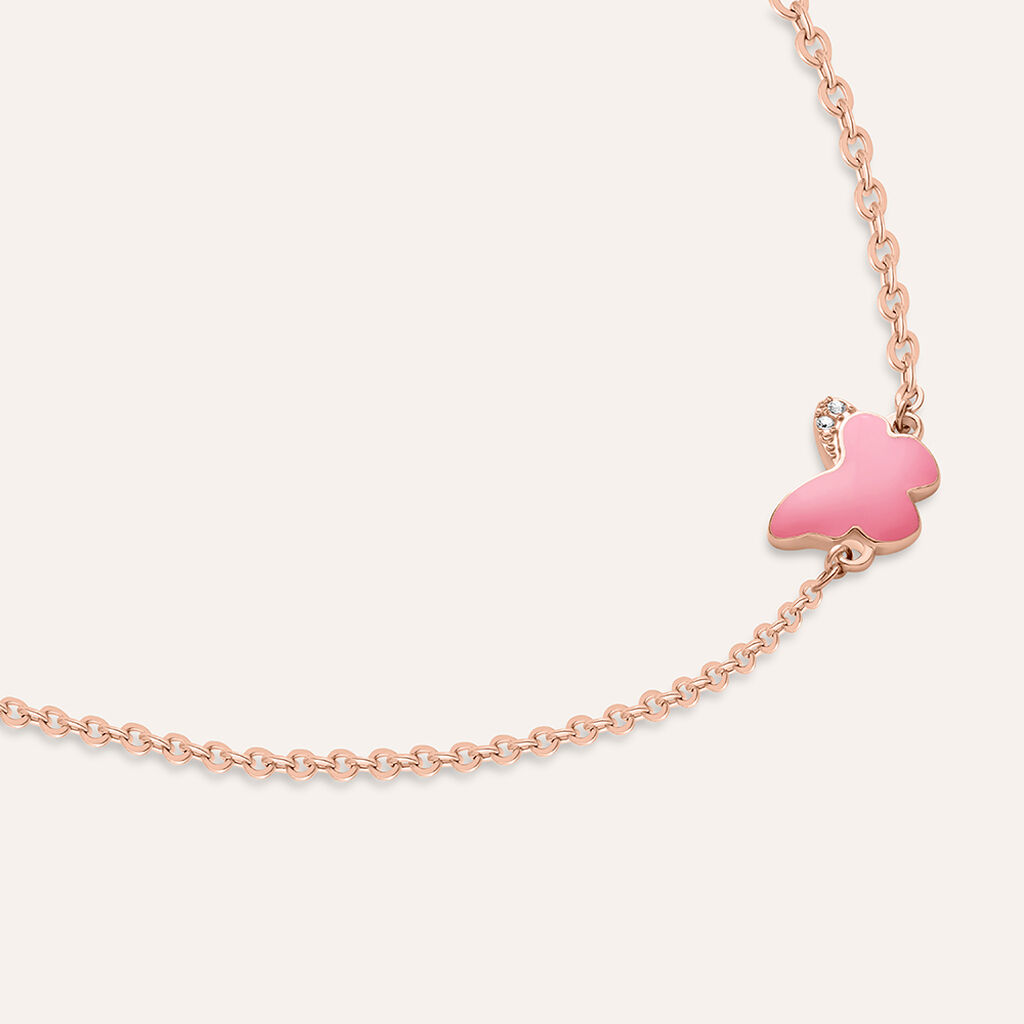 Bracciale Lady Sweet Acciaio Rosa Cristallo - Bracciali Donna | Stroili