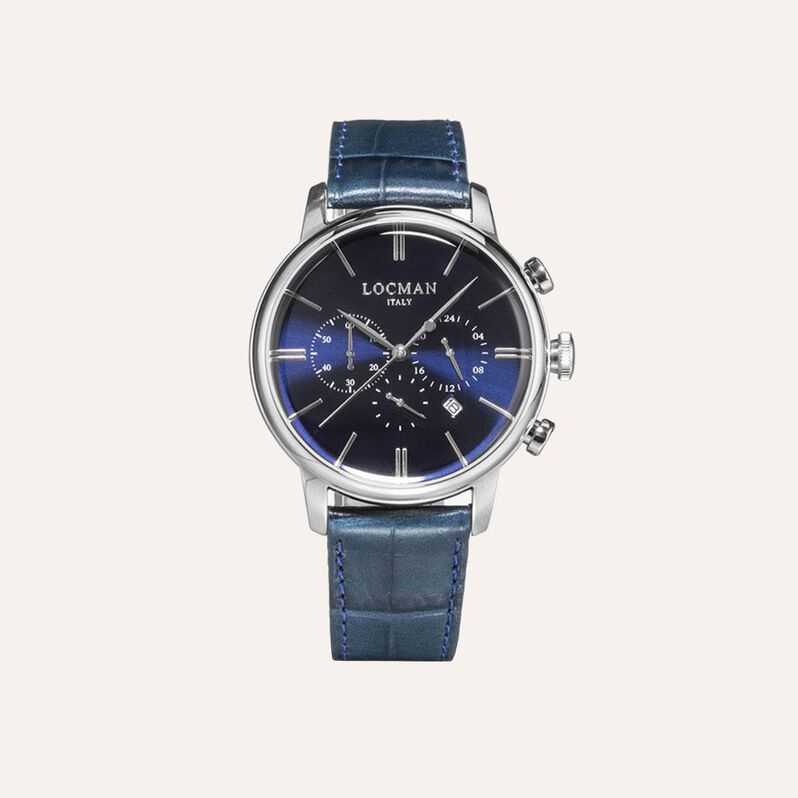 Orologio Al Quarzo Locman 1960 0254a02a-00blnkpb - Orologi con Datario Uomo | Stroili