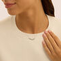 Collana Claire Oro Bianco Cubic Zirconia