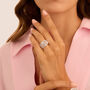 Anello Fascia Red Carpet Argento Rodiato Cubic Zirconia