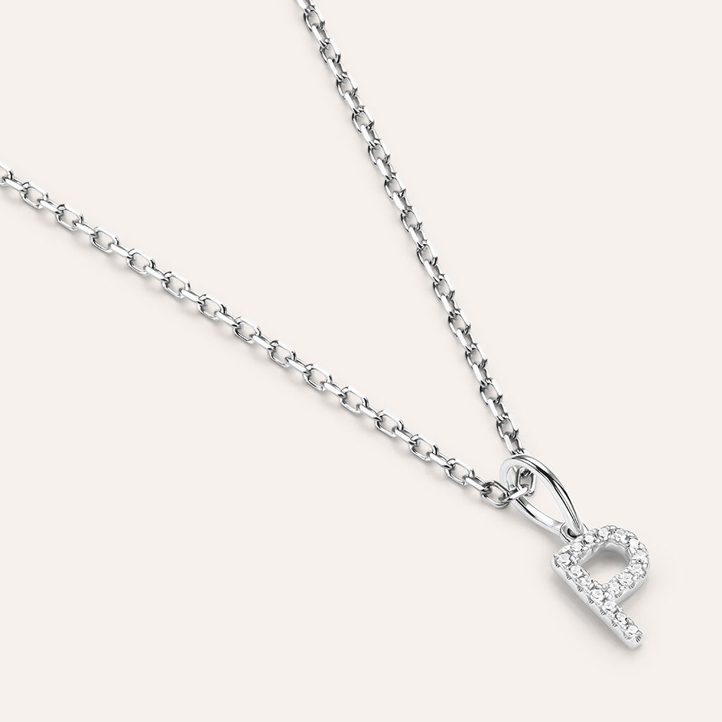 Pendente Sophia Oro Bianco Diamante - Ciondoli Donna | Stroili