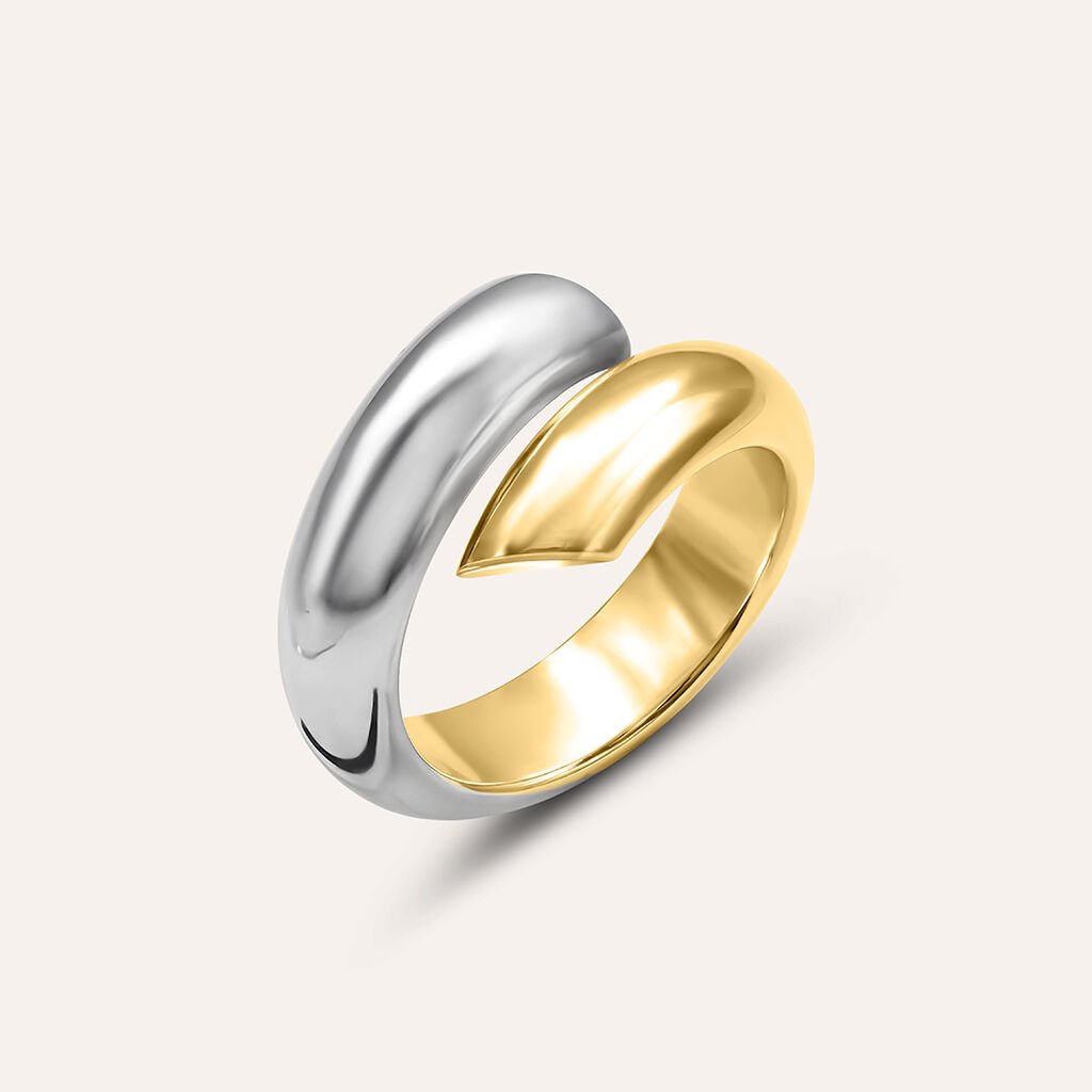 Anello Contrarie Isabelle Oro Bicolore - Gioielli Donna | Stroili