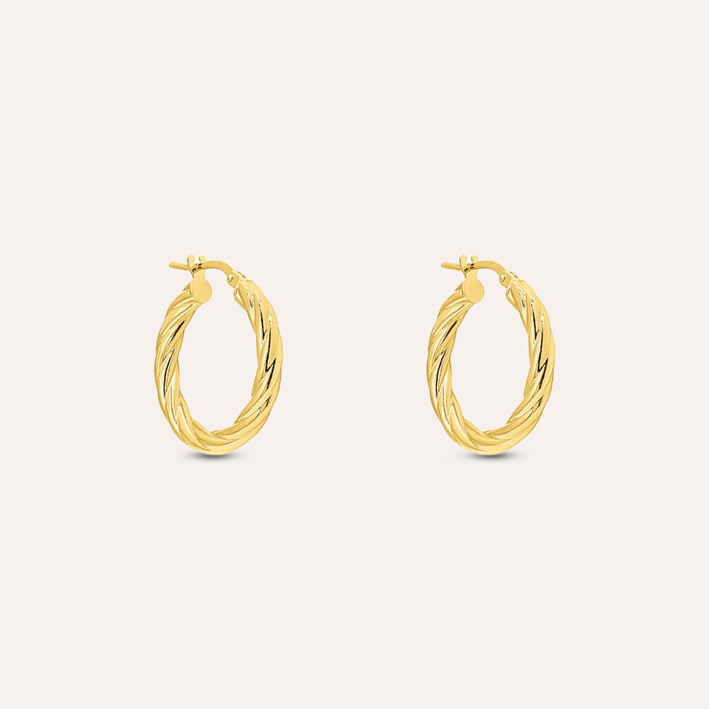 Orecchini A Cerchio Toujours Oro Giallo