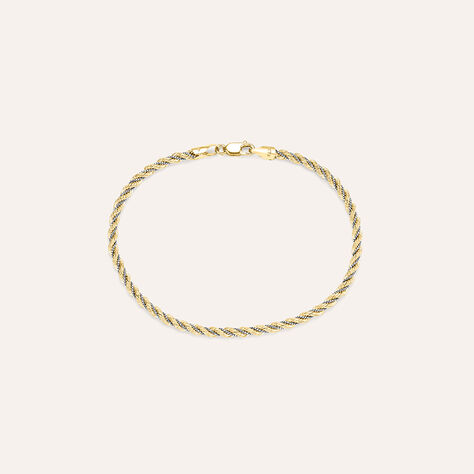 Bracciale Catena Colette Oro Bicolore Giallo / Bianco - Gioielli Donna | Stroili