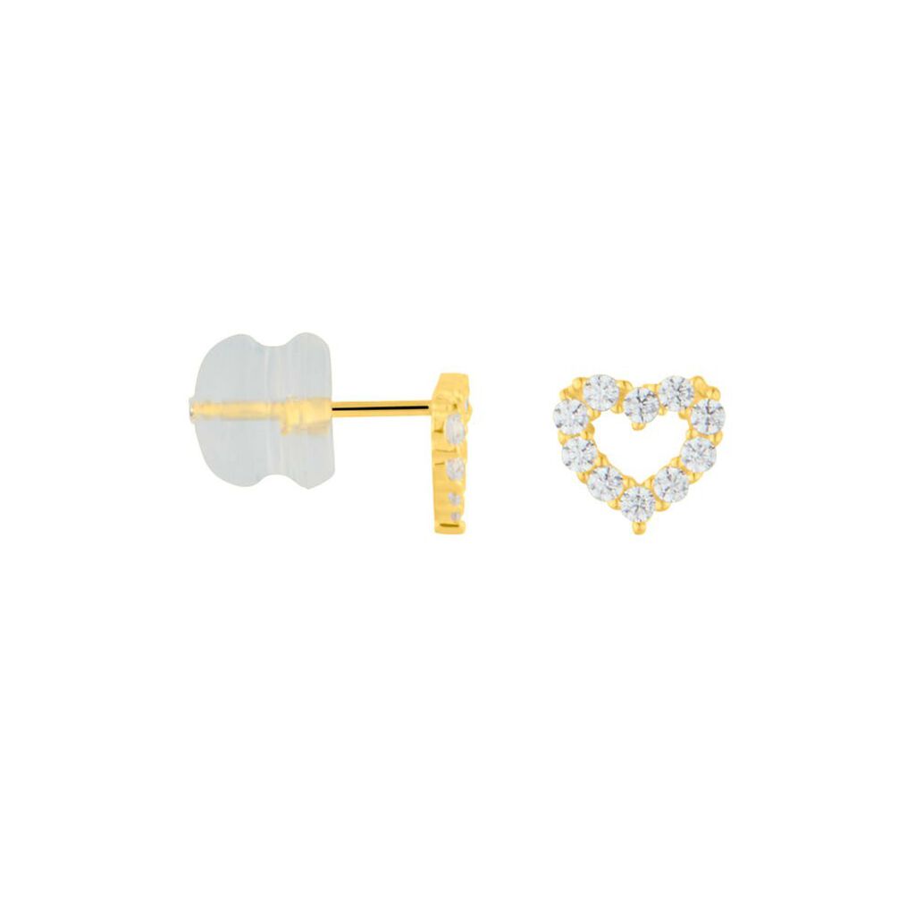 Orecchini Lobo Bon Ton Oro Giallo Cubic Zirconia - Orecchini a Lobo Donna | Stroili