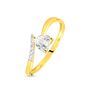 Anello Solitario Claire Oro Giallo Cubic Zirconia