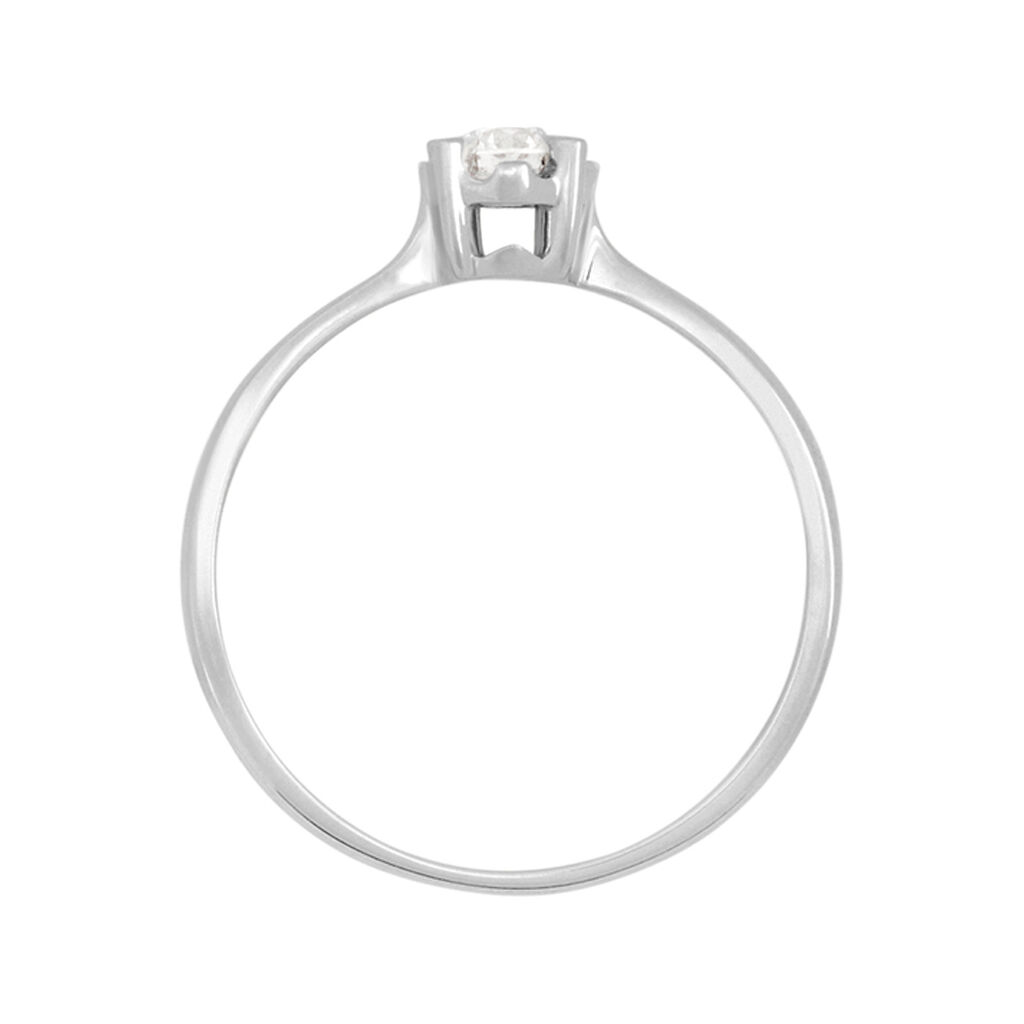 Anello Solitario Diamazing Oro Bianco Diamante - Anelli con Pietre Donna | Stroili