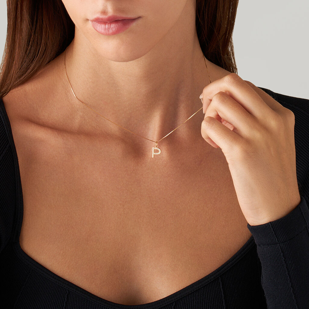 Pendente Poème Oro Giallo Cubic Zirconia - Ciondoli Donna | Stroili