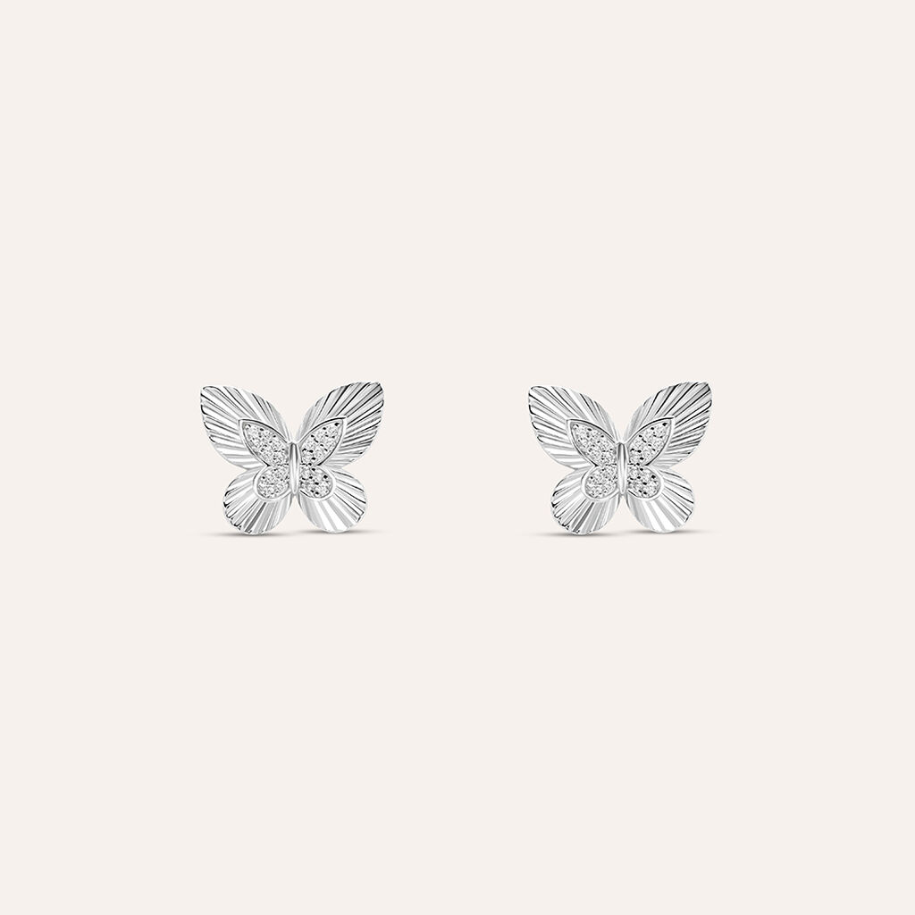 Orecchini Pendenti Silver Moments Argento Rodiato Cubic Zirconia - Orecchini a Lobo Donna | Stroili