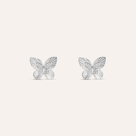 Orecchini Pendenti Silver Moments Argento Rodiato Cubic Zirconia - Orecchini a Lobo Donna | Stroili