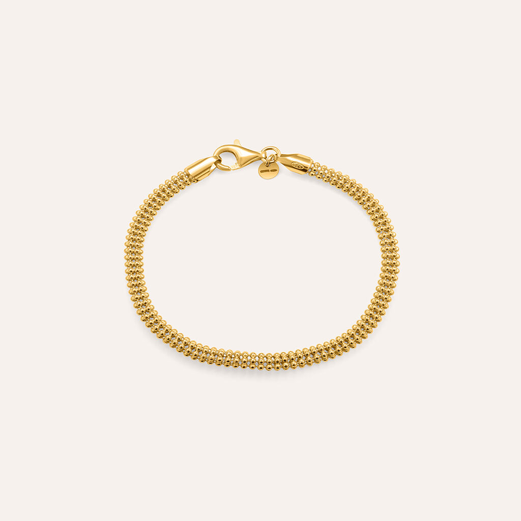 Bracciale Catena Silver Collection Argento Dorato