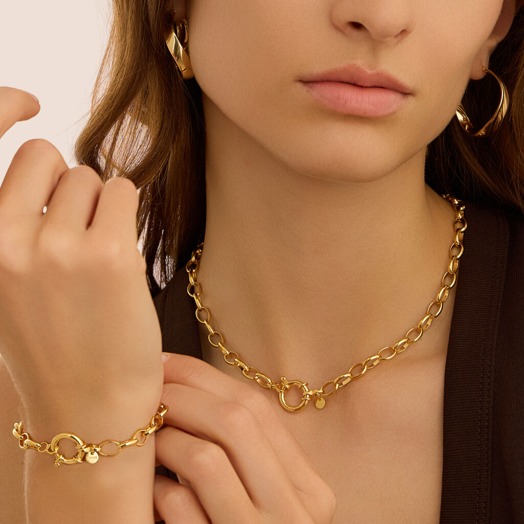 Catena Silver Collection Argento Dorato - Collane Donna | Stroili