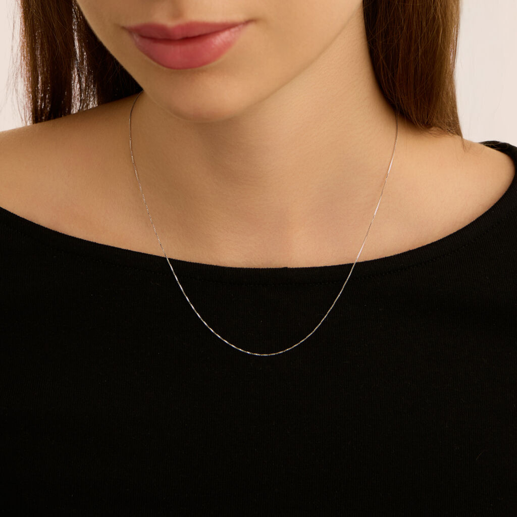 Catenina Poème Oro Bianco - Catenina Donna | Stroili