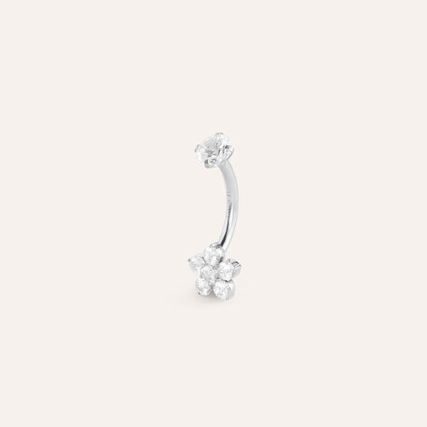 Piercing Ombelico Punto Luce Moonlight Titanio ASTM F316 Cubic Zirconia - Gioielli Donna | Stroili