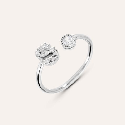 Anello Fantasia Silver Moments Argento Rodiato Cubic Zirconia - Anelli con Pietre Donna | Stroili