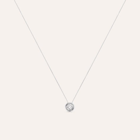 Collana Punto Luce Firmamenti Oro Bianco Diamante - Collane Punto Luce Donna | Stroili