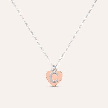 Collana Silver Collection Argento Bicolore Bianco / Rosa