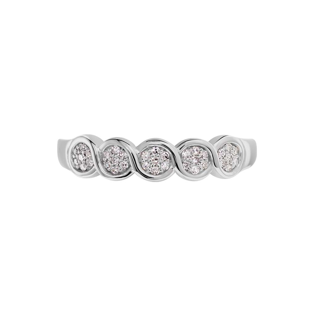 Anello Riviere Sophia Oro Bianco Diamante - Anelli Riviere Donna | Stroili