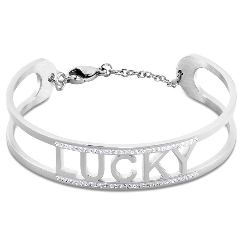 Bangle Sunrise Acciaio Cristallo - Bracciali Rigidi Donna | Stroili