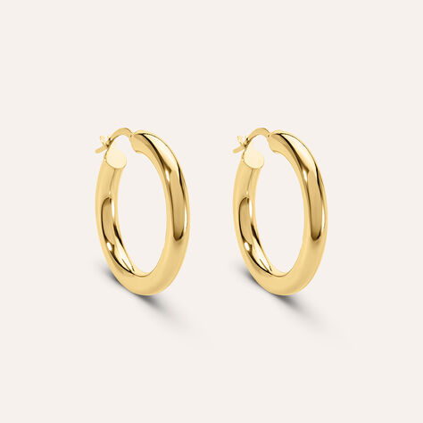 Orecchini A Cerchio Toujours Oro Giallo - Orecchini a Cerchio Donna | Stroili
