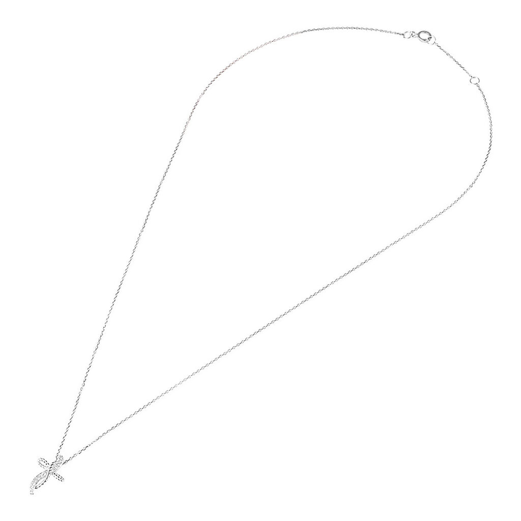 Collana Sophia Oro Bianco Diamante - Collane Donna | Stroili