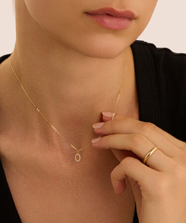 Collana Claire Oro Giallo Cubic Zirconia