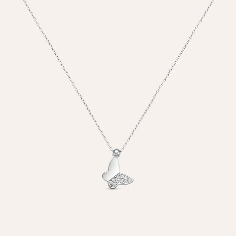 Collana Claire Oro Bianco Cubic Zirconia - Collane Donna | Stroili