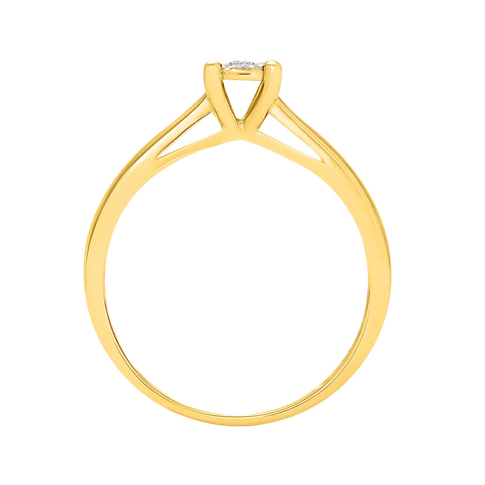 Anello Solitario Sophia Oro Giallo Diamante 1413078 Stroili