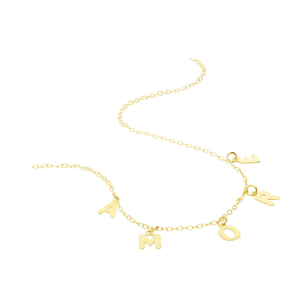 Collana Gold Names Oro Giallo