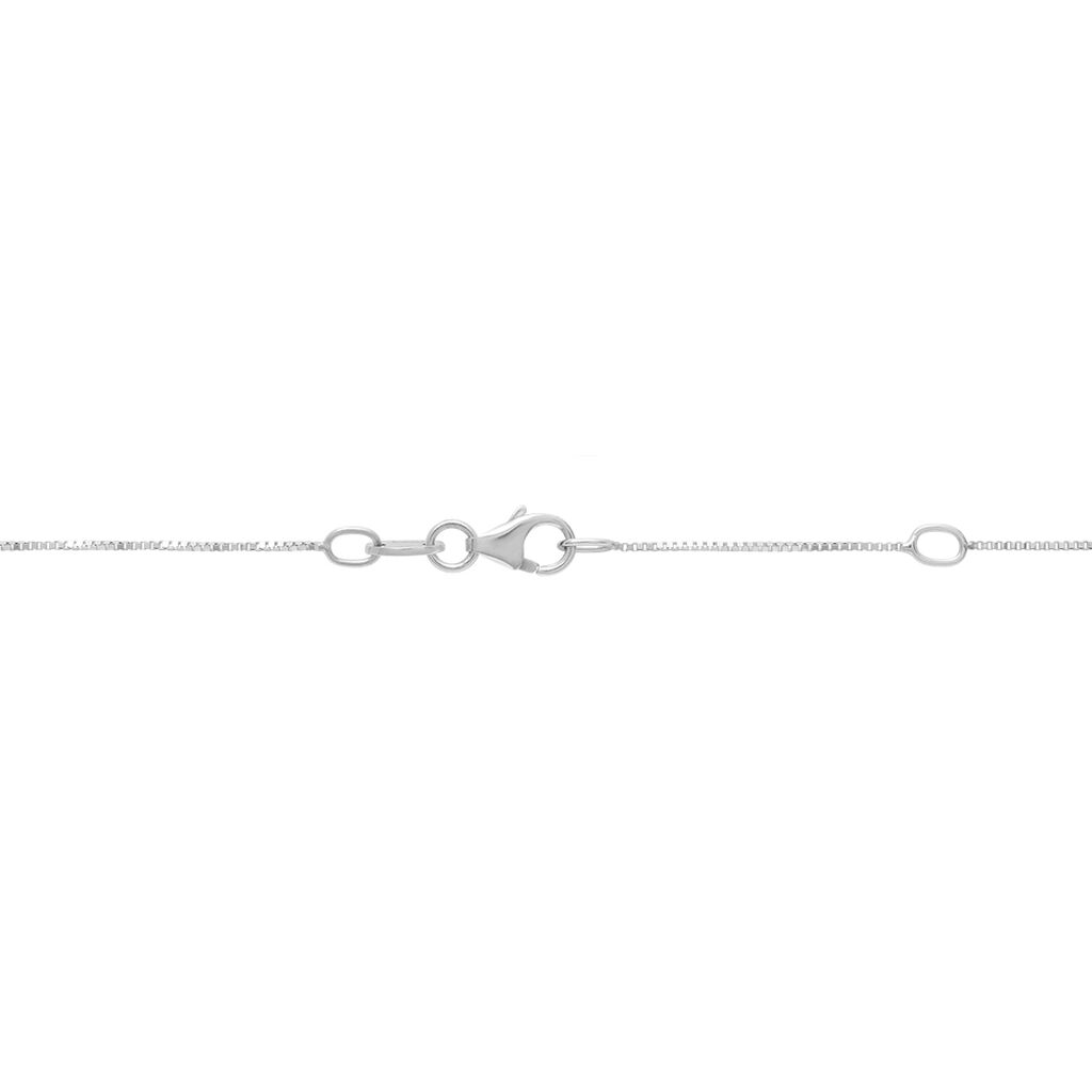 Collana Gabrielle Oro Bianco Perla E Cubic Zirconia - Collane Donna | Stroili