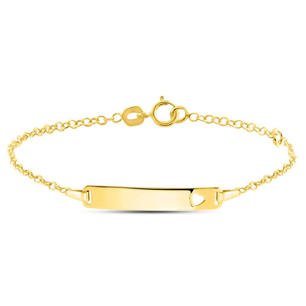 Bracciale Con Targhetta Holy Oro Giallo - Bracciali con Incisione Bambino | Stroili