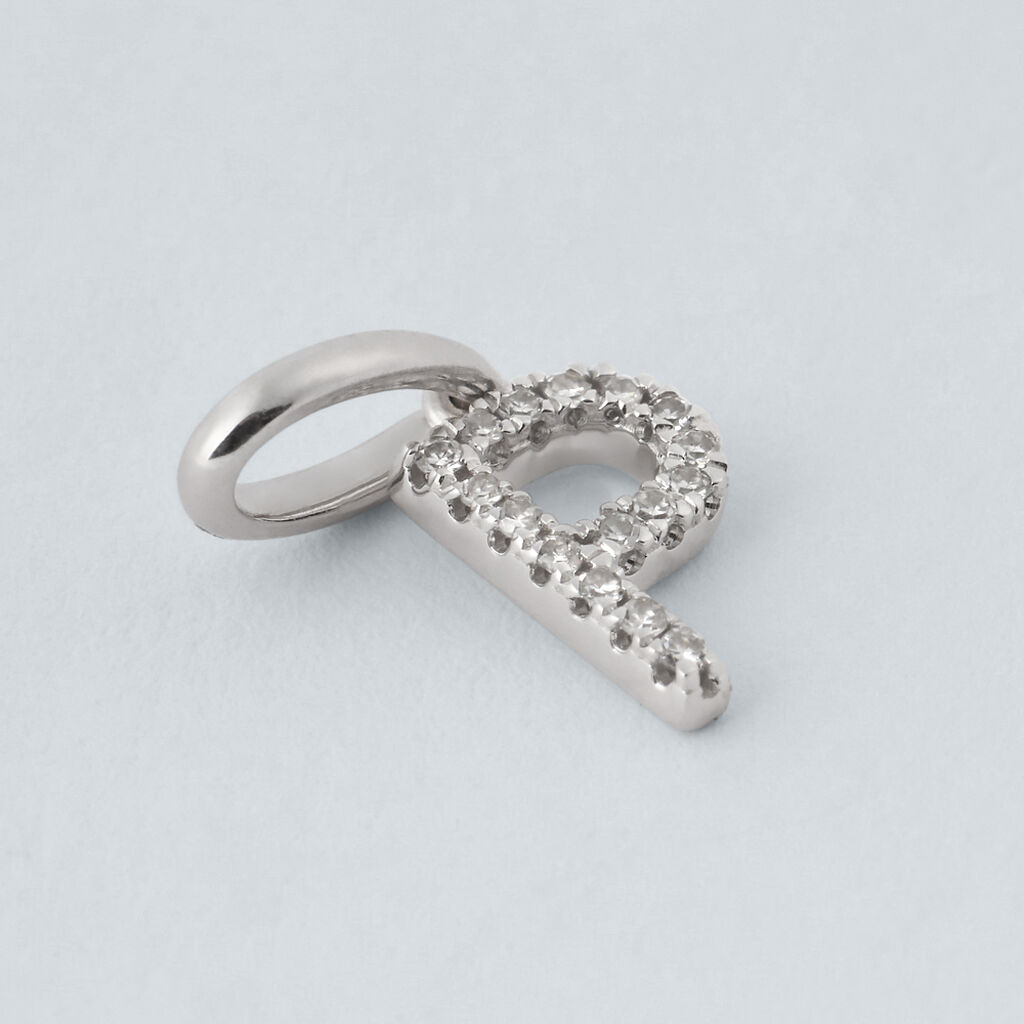 Pendente Sophia Oro Bianco Diamante - Ciondoli Donna | Stroili