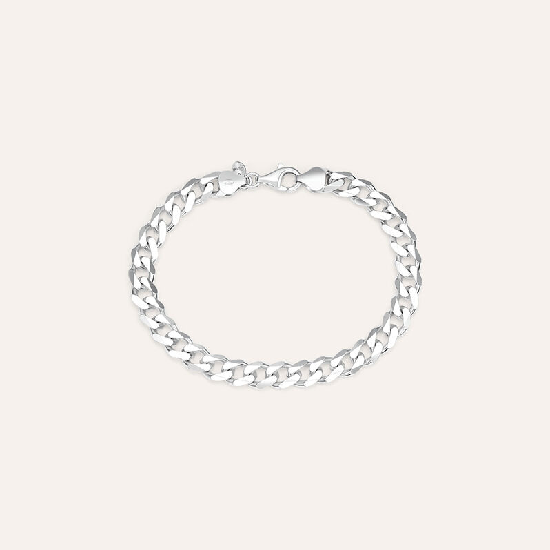 Bracciale Catena Gentleman Argento Rodiato - Gioielli Uomo | Stroili