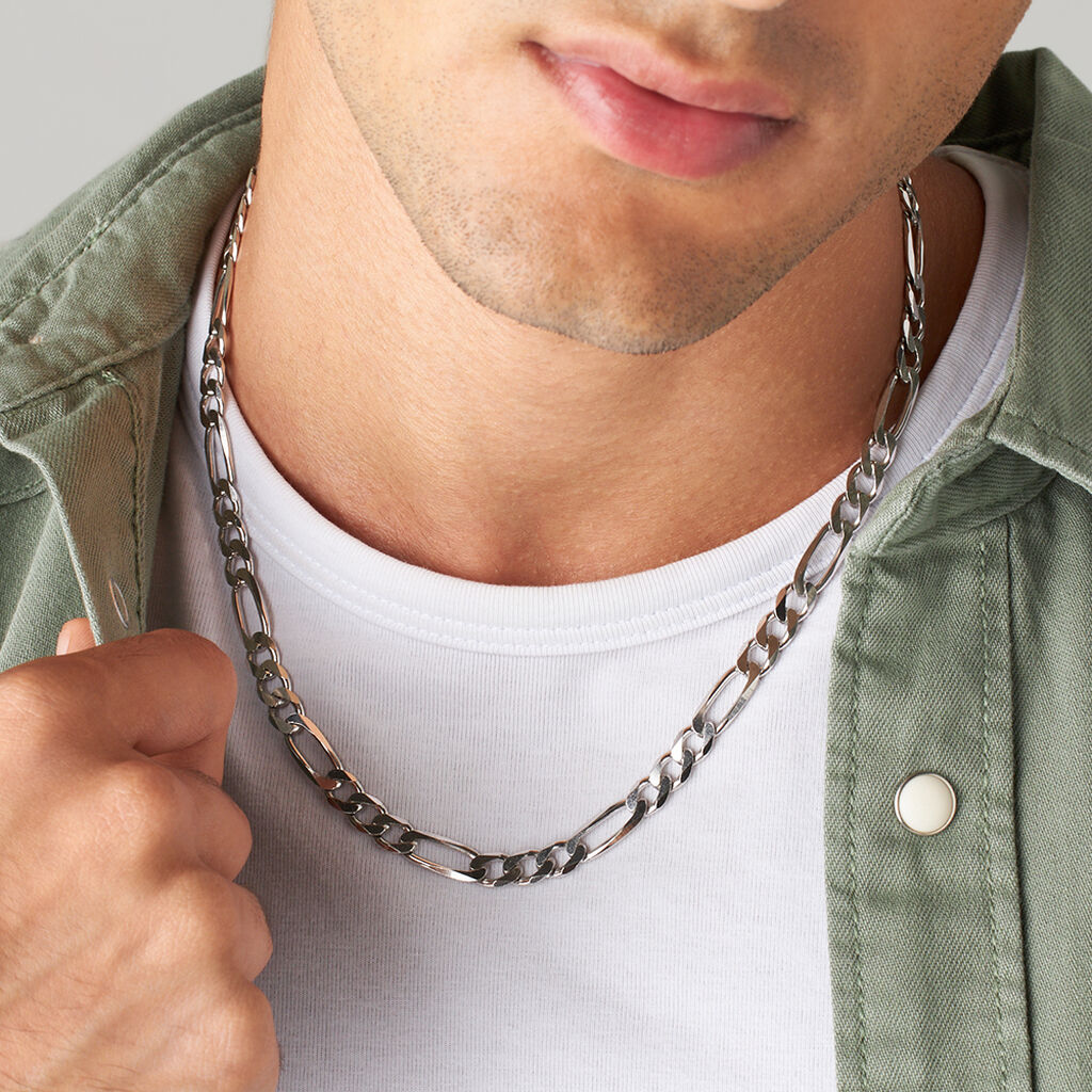 Catena Gentleman Argento Rodiato - Collane Catena Uomo | Stroili