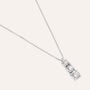 Collana Trilogy Diamotion Oro Bianco Diamante