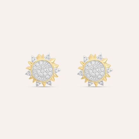 Orecchini Lobo Claire Oro Giallo Cubic Zirconia - Orecchini a Lobo Donna | Stroili
