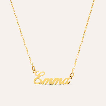 Collana Emma Gold Names Oro Giallo