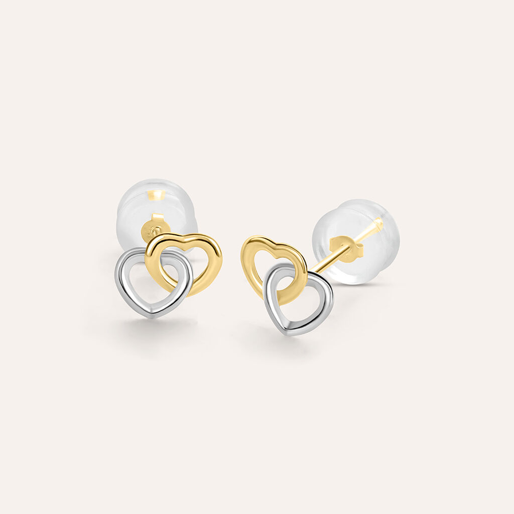 Orecchini Lobo Bon Ton Oro Bicolore - Orecchini a Lobo Donna | Stroili