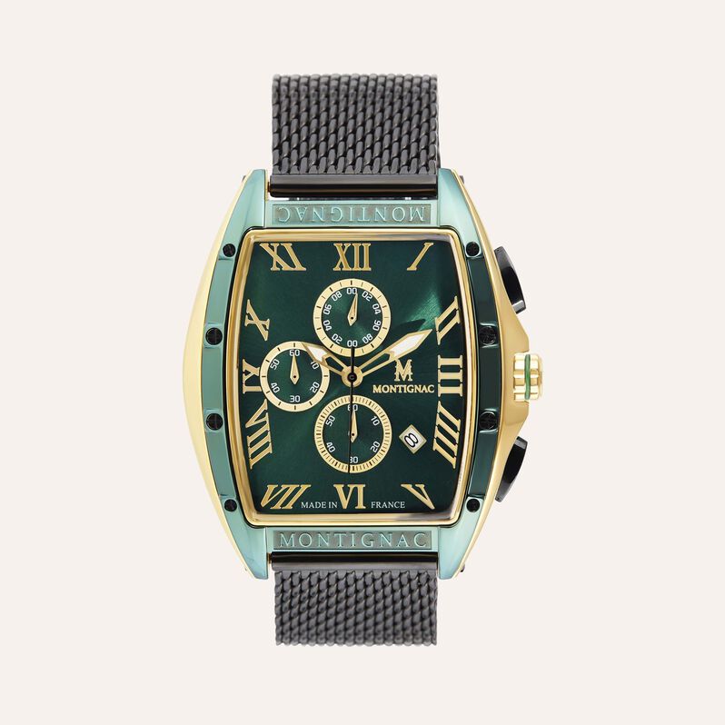 Orologio Al Quarzo Montignac Tonneau Mow801 - Orologi a Maglia Milanese Uomo | Stroili