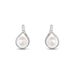 Orecchini Lobo Gabrielle Oro Bianco Perla D'Acqua Dolce Cubic Zirconia - Orecchini a Lobo Donna | Stroili