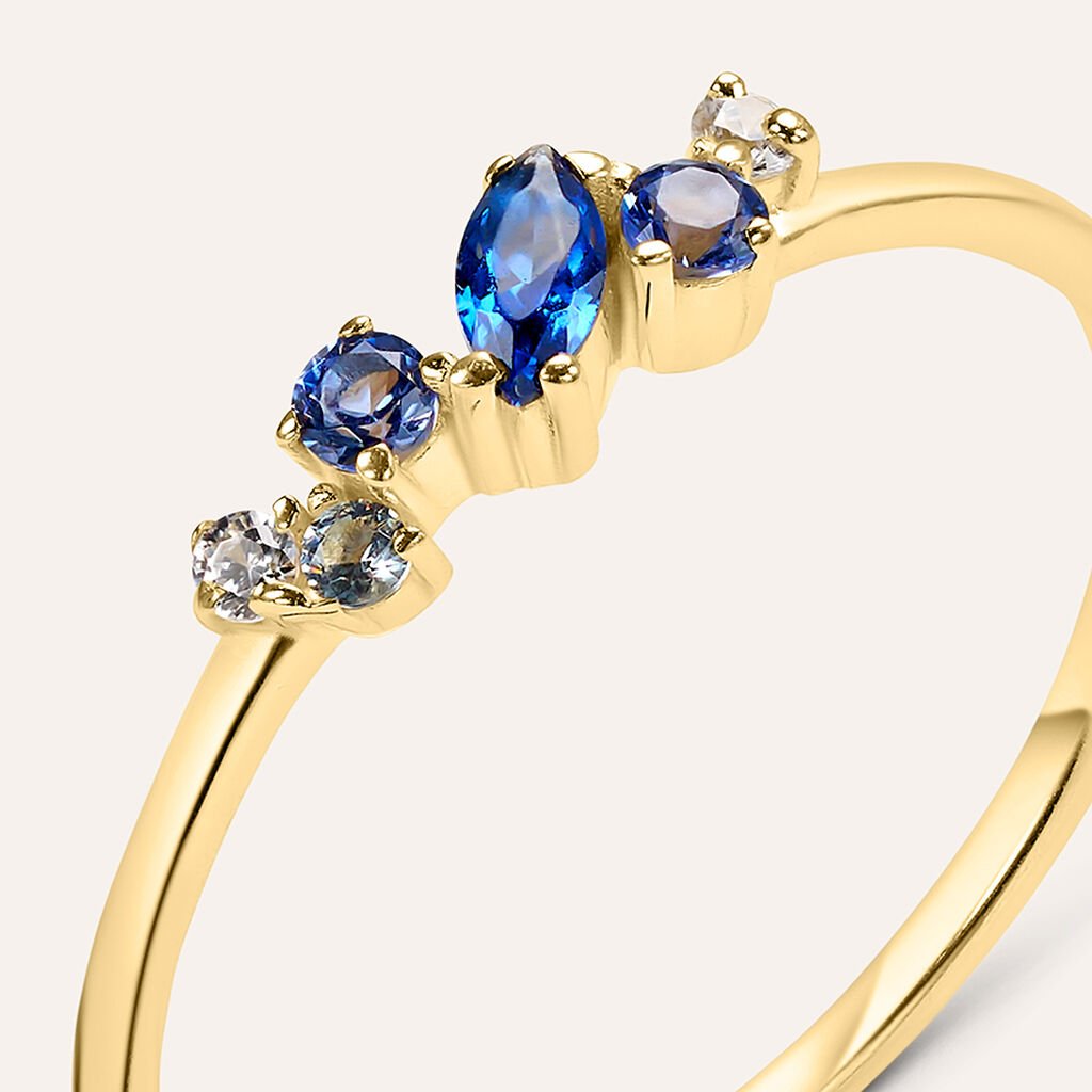 Anello Fantasia Claire Oro Giallo Cubic Zirconia - Anelli con Pietre Donna | Stroili