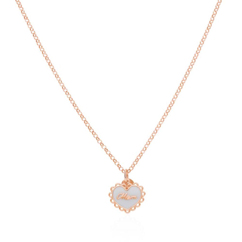 Pendente Love Beats Argento Rosa - Ciondoli con Incisione Donna | Stroili