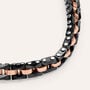 Bracciale Catena Man Code Acciaio Bicolore