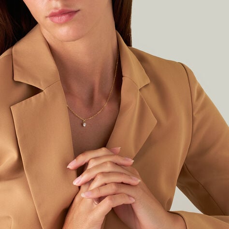 Pendente Punto Luce Poème Oro Giallo Cubic Zirconia - Ciondoli Donna | Stroili