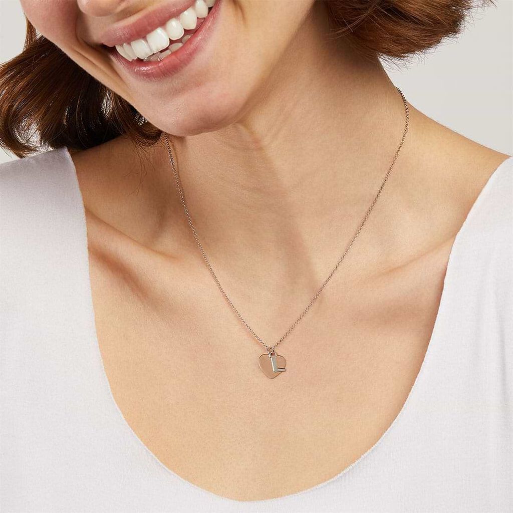Collana Silver Collection Argento Bicolore Bianco / Rosa - Collane Donna | Stroili