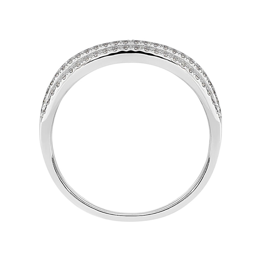 Anello Fantasia Silver Shine Argento Rodiato Cubic Zirconia - Anelli con Pietre Donna | Stroili