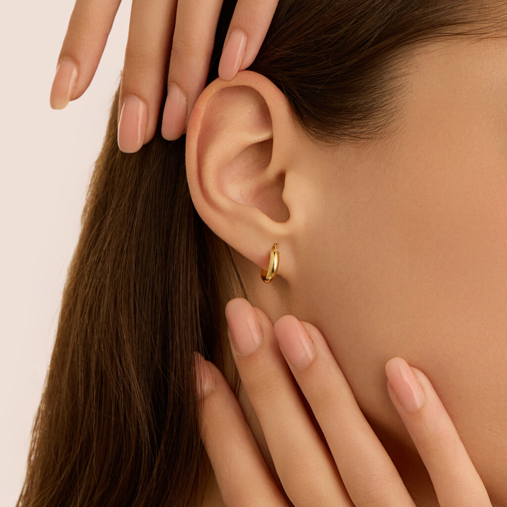 Orecchini A Cerchio Toujours Oro Giallo - Orecchini a Cerchio Donna | Stroili