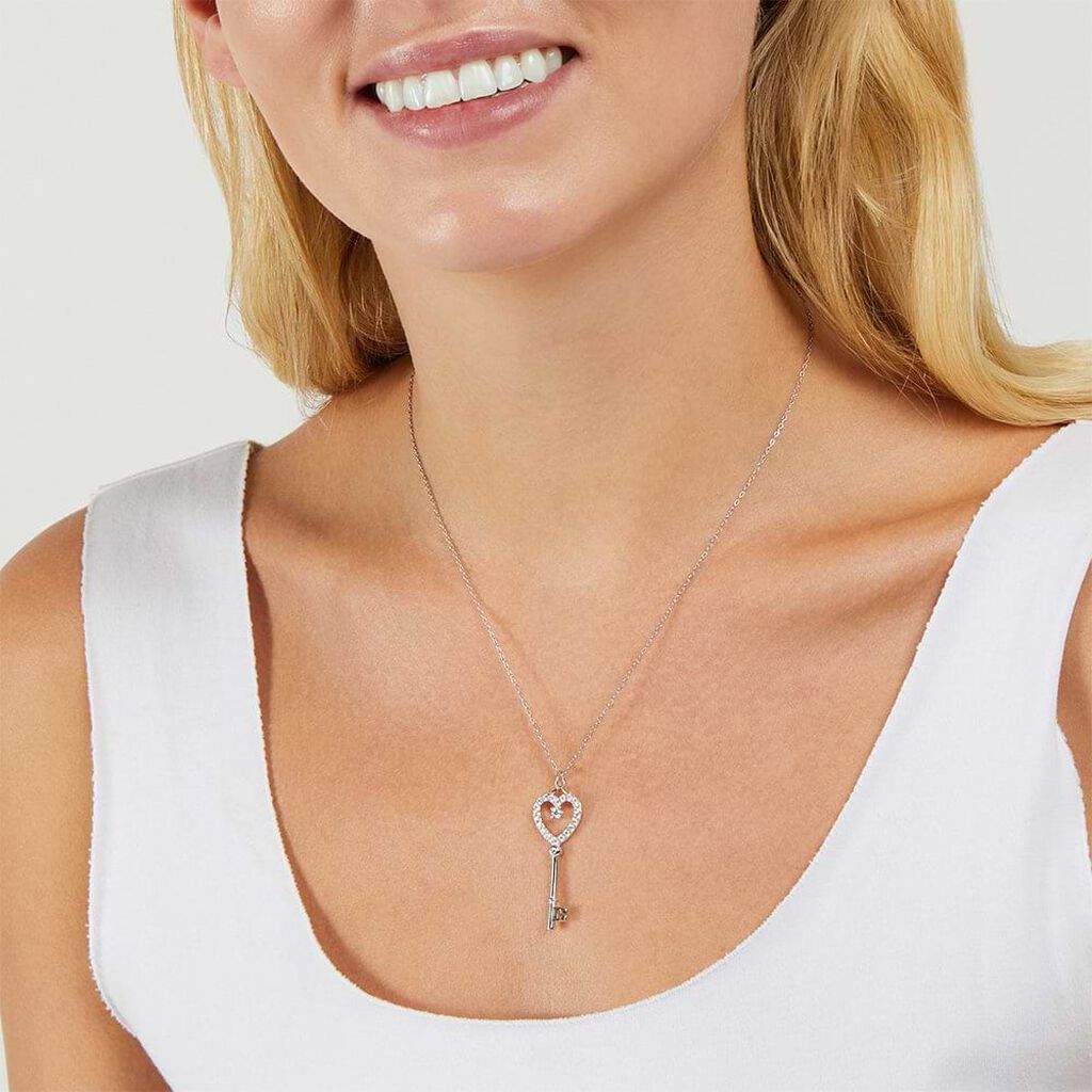Collana Silver Elegance Argento Rodiato Cubic Zirconia - Collane Donna | Stroili